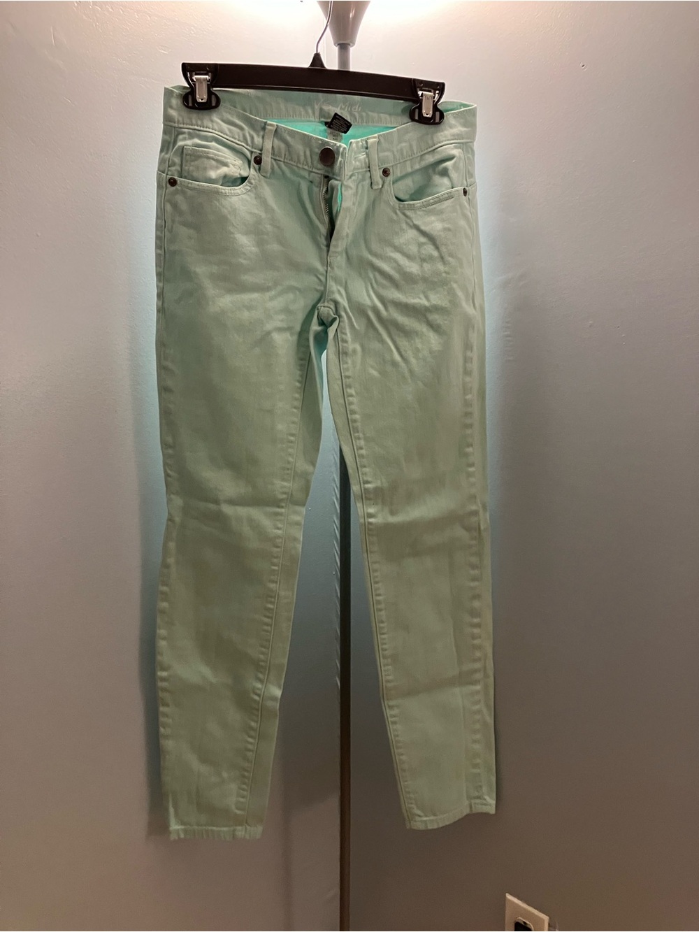 Victoria's Secret Pastel Mint Skinny Jeans